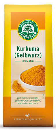 Lebensbaum Kurkuma gemahlen Gelbwurz 50g Gewürze und Kräuter