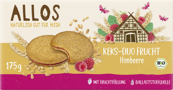 Allos AL Keks-Duo Frucht Himbeere 175g