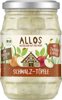 Allos Schmalz-Töpfle mit Zwiebeln und Äpfeln 250g