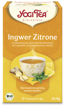 Yogi Tea Ingwer Zitrone-Tee 15 Beutel