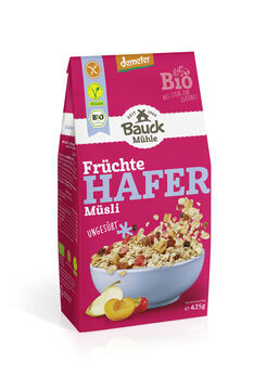 Bauckhof Hafer Müsli Früchte demeter 425g/A