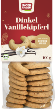 Rosengarten Dinkel-Vanille-Kipferl 100g/W