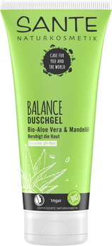 SANTE BALANCE Duschgel Bio-Aloe & Mandelöl 200ml