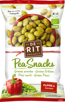 De Rit Pea Snack Paprika 70g/A