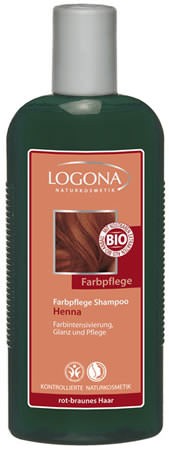 LOGONA Farbreflex Shampoo Rot-Braun | Bio-Henna Haare pflegen Naturkosmetik Shampoo 250ml Haare | Naturkost-Versand | | 