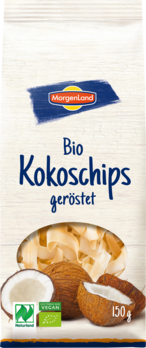 MorgenLand Kokoschips geröstet 150g/nl