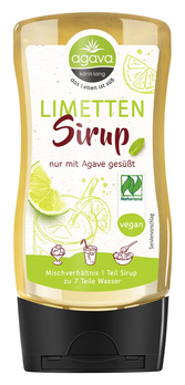 agava Limettensirup Spenderflasche