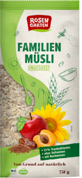 Rosengarten Familien-Müsli ungesüßt 750g