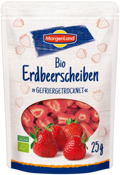 MorgenLand Erdbeerscheiben gefriergetrocknet 25g