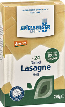 Spielberger Dinkel Lasagne hell demeter 250g