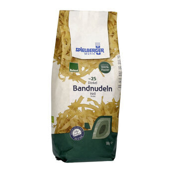 Spielberger Dinkel Bandnudeln, hell, 9mm, Bioland - 500g