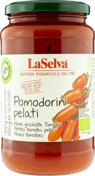 LaSelva Pomodorini pelati kleine geschälte Tomaten 550g/nl