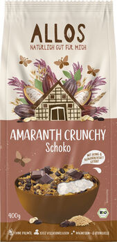 Allos Amaranth Crunchy Schokolade 400g