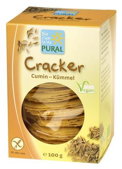 Pural Cracker mit Kümmel, glutenfrei 100g