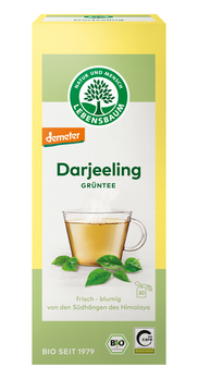 Lebensbaum Grüntee Ambootia Darjeeling demeter 20 Beutel