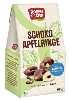 Rosengarten Schoko-Apfelringe 90g