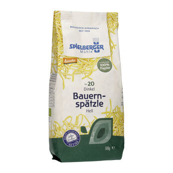 Spielberger Dinkel-Bauernspätzle, hell demeter 500g