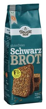 Bauckhof Schwarzbrot glutenfrei Backmischung 500g