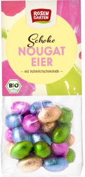 Rosengarten Schoko Nougat-Eier 100g/S