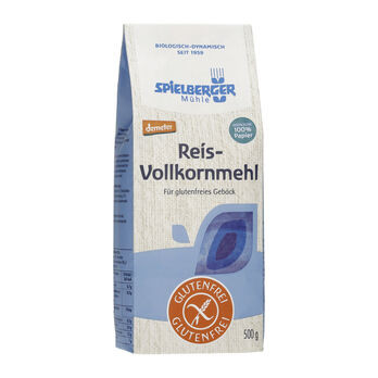 Spielberger Reis-Vollkornmehl, glutenfrei, demeter - 500g