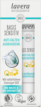 Lavera basis sensitiv Anti-Falten Augencreme Q10 15ml