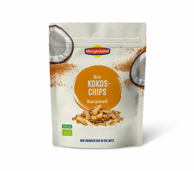 Morgenland Kokoschips Karamell 55g