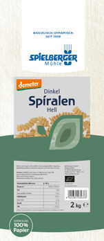 Spielberger Dinkel Spiralen hell demeter -Nachfüller- 2kg