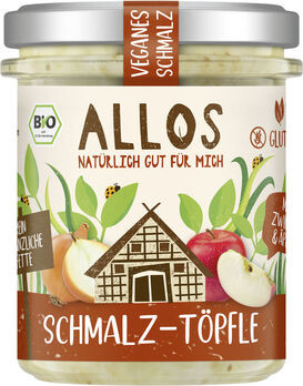 Allos Schmalz-Töpfle mit Zwiebeln und Äpfeln 150g