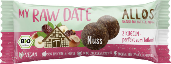 Allos My Raw Date Nuss 32g