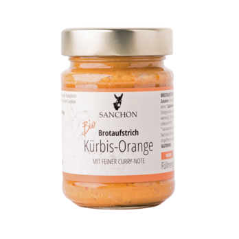 Sanchon Brotaufstrich Kürbis-Orange 190g/A