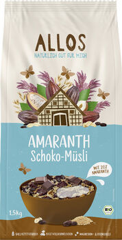 Allos Amaranth Schoko Müsli Großgebinde 1,5kg