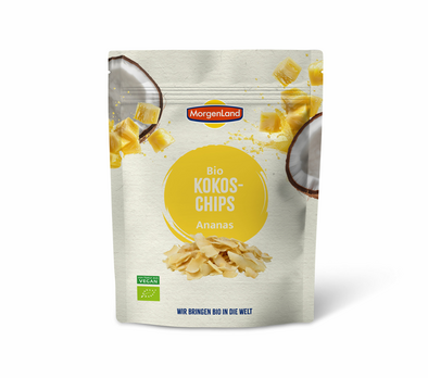 Morgenland Kokoschips Ananas 100g/A