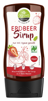 agava Erdbeersirup Spenderflasche 350g