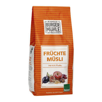 Burgermühle Früchte Müsli 750g