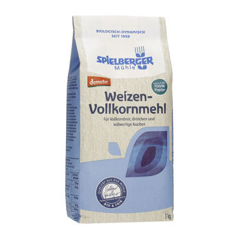 Spielberger Weizen-Vollkornmehl, demeter - 1kg